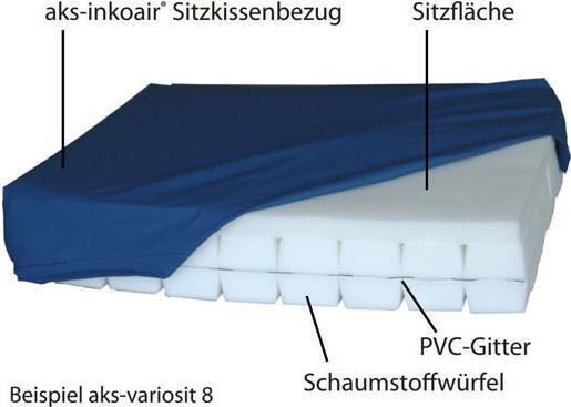 Produktbild AKS Zielonka aks-variosit mit inko-air-Bezug 45 x 45 x 10 cm