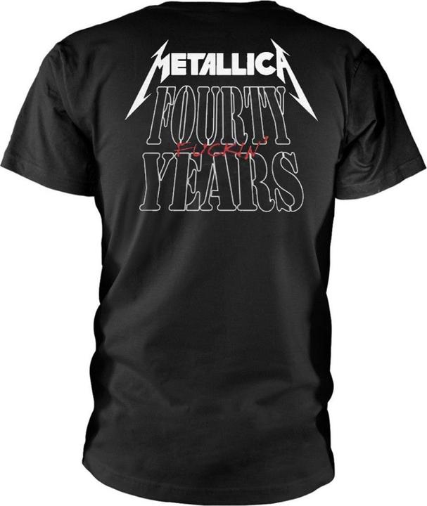 Produktbild Metallica Erwachsene Vierzig Jahre 40. Jahrestag TShirt (L)