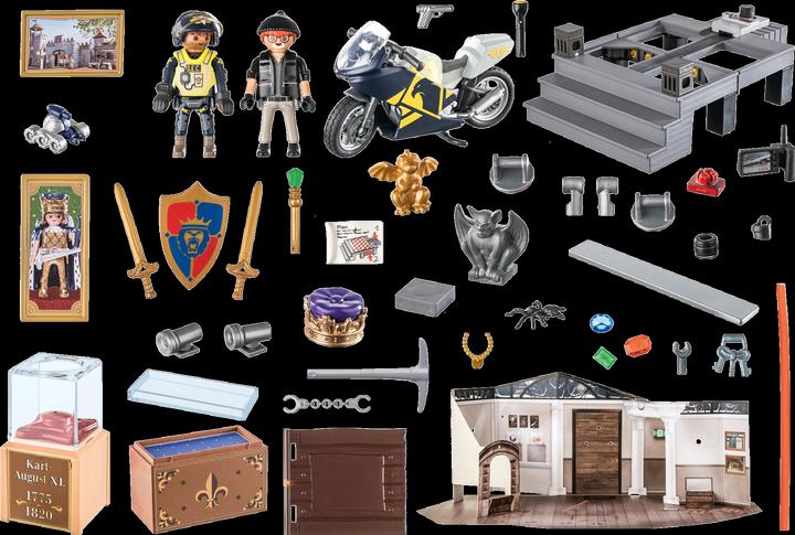 Actual product image Playmobil Advent Calendar Police Museum Theft