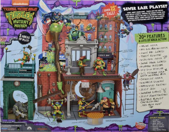 Produktbild Boti Teenage Mutant Ninja Turtles: Mutant Mayhem Spielset Hauptquartier