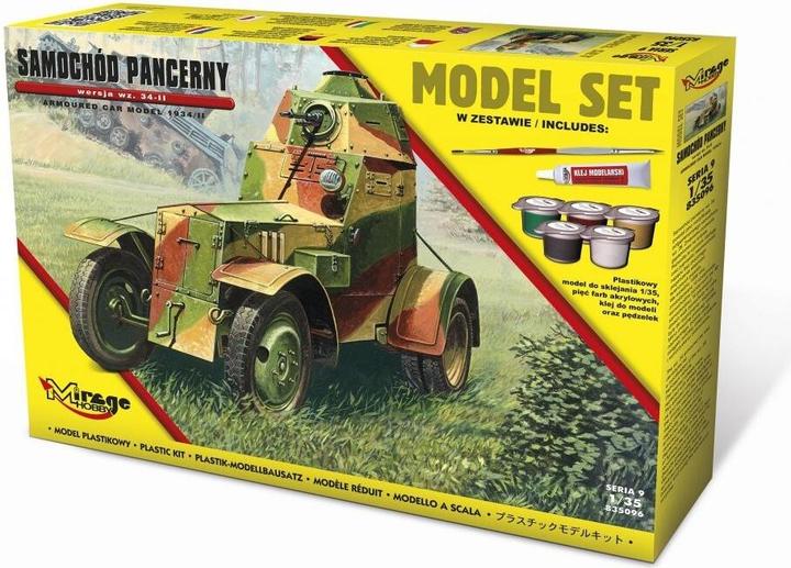 Actual product image Mirage Hobby Armoured Car Model 1943/II (Model Set)
