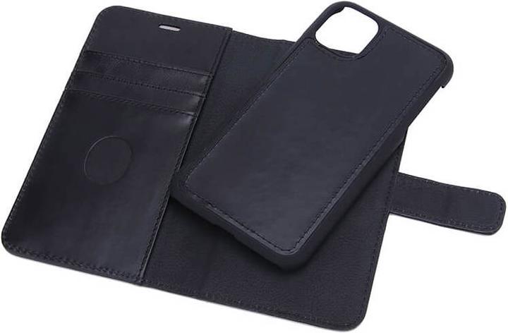 Produktbild Radicover Radiationprotected Mobilewallet Leather iPhone 12 PRO Max Exclusive 2in1 Magnetcover- Black (Apple iPhone 12 Pro Max)