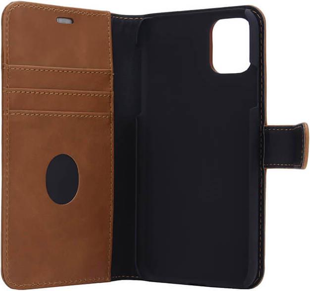 Produktbild Radicover Radiationprotected Mobilewallet Leather iPhone 12 Mini Exclusive 2in1 Magnetcover (Apple iPhone 12 mini)