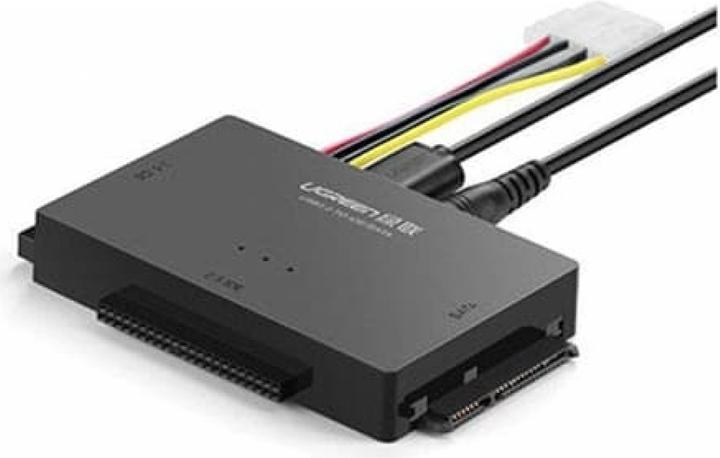 Produktbild Ugreen SATA IDE auf USB 3.0 Adapter für 2.5" 3.5" SATA SSD HDD an USB 3.0 (1 m)