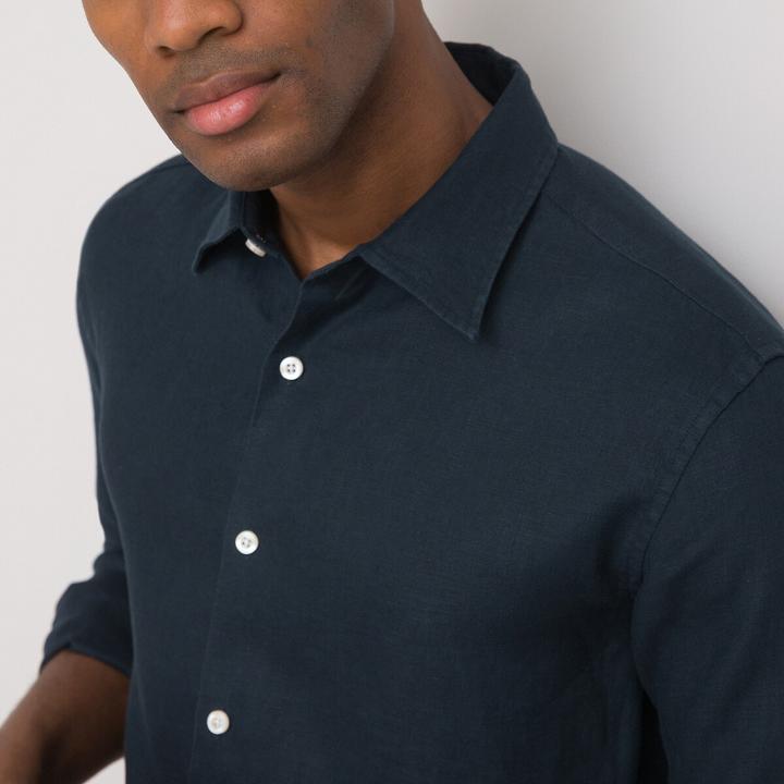 Immagine prodotto La Redoute Collections Camicia dritta in lino con maniche lunghe Signature (S)