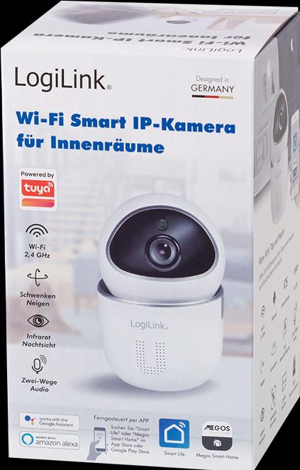 Actual product image LogiLink Smart Home Wi-Fi Camera 360 Degree (1920 x 1080 Pixels)