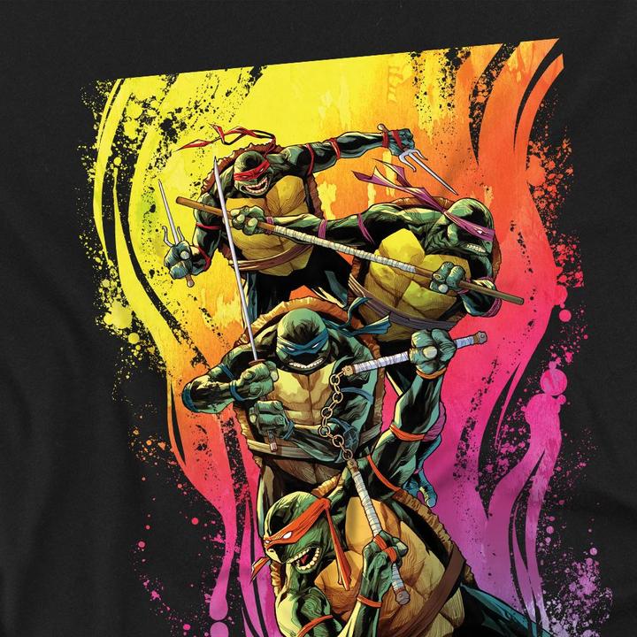 Immagine prodotto Teenage Mutant NT Hot Rainbow Warriors Maglietta Uomo (4XL)
