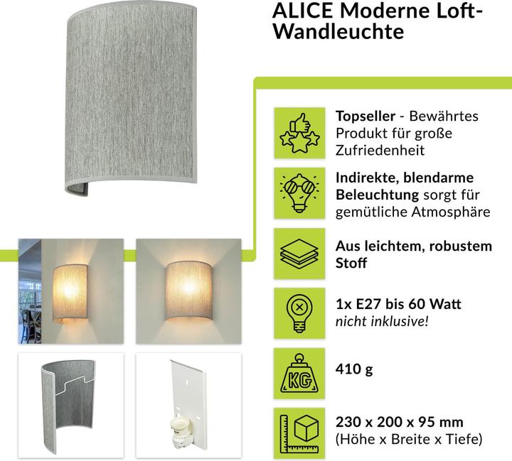 Actual product image Licht-Erlebnisse Alice (E27)