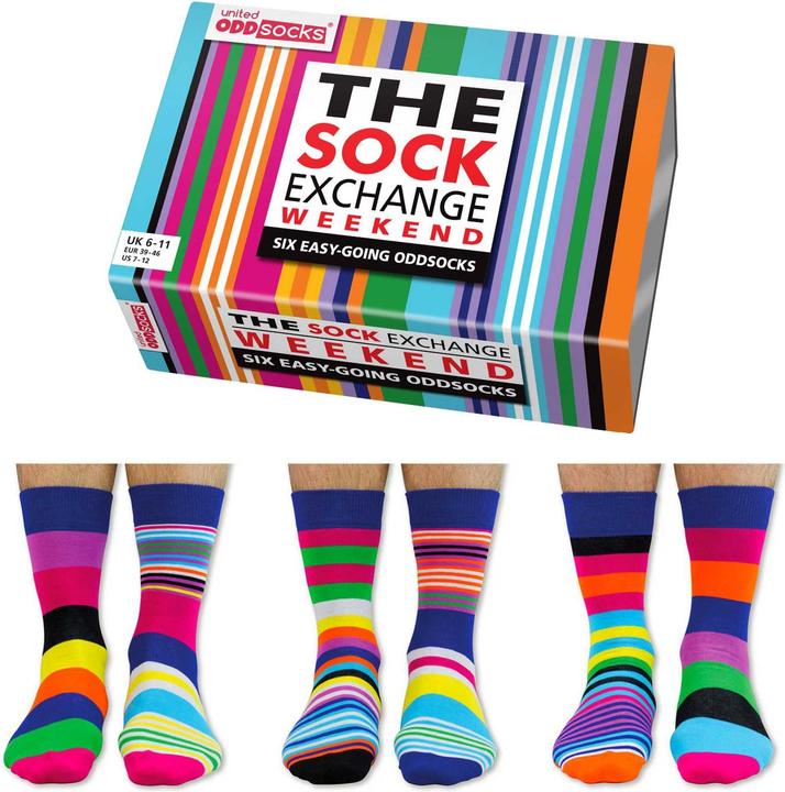 Produktbild United Oddsocks The Sock Exchange Weekend (3er Pack, 39 - 46)