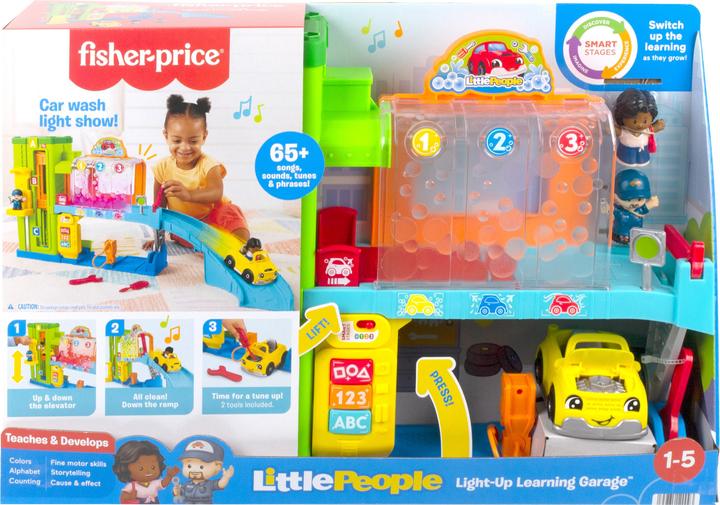 Productafbeelding Mattel Fisher-Price - Little People Auto Centrum (Nordics) (HRC60)