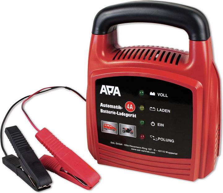 Actual product image APA Automatic battery charger Automatic battery charger 12 V, 4 A (12V, 27 A)