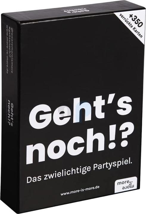 Actual product image More is more Still going!? - the dodgy party game (German)
