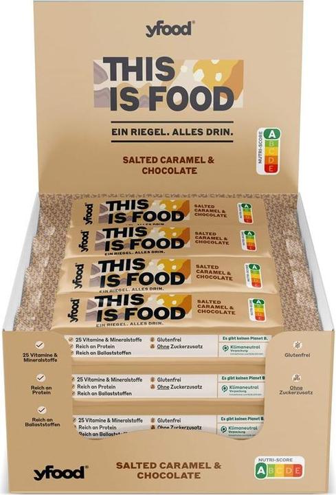 Actual product image YFood Salted Caramel & Chocolate (12 pcs., 720 g)