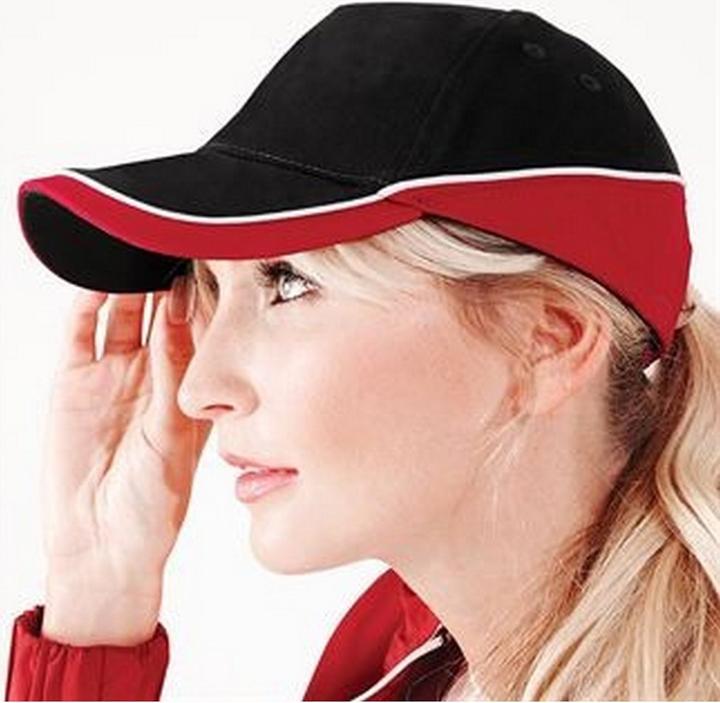 Produktbild Beechfield Baseballkappe Teamwear Competition (2 Stückpackung) (One Size)