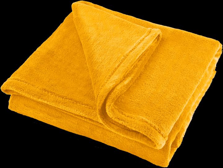 Productafbeelding Teesa Fleecedeken 150x200 cm - geel (150 x 200 cm)