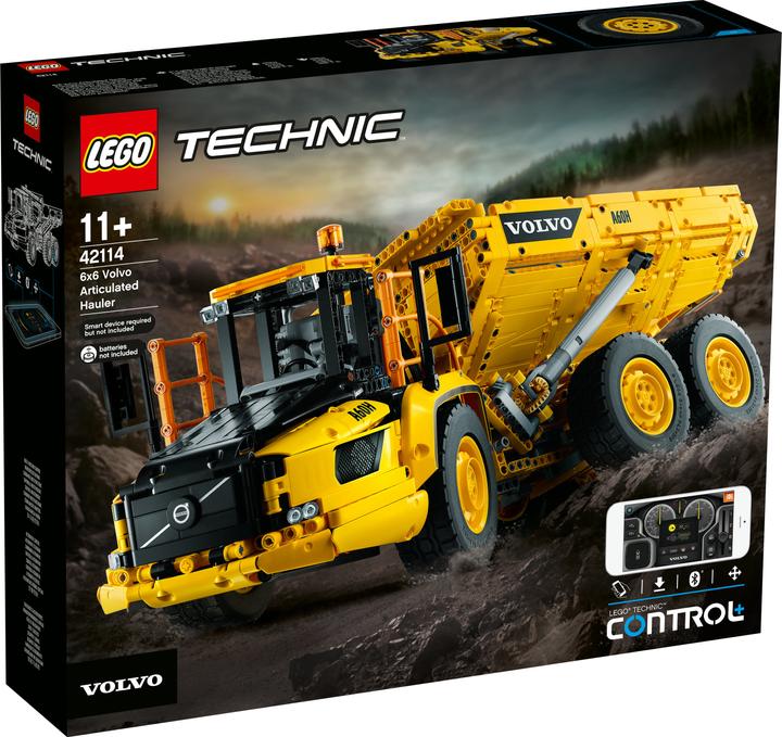 Immagine prodotto LEGO Dumper articolato Volvo (6x6) (42114, LEGO Technic)