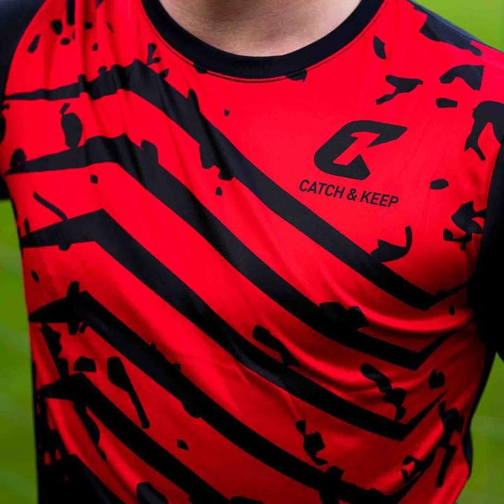Image du produit Catch & Keep Maillot de gardien de but Protection Gr. XXL Rouge-Noir Maillot de gardien de but de football Haut (XXL)
