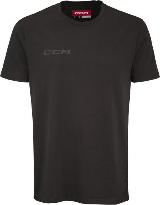 CCM Core Kurzarm-T-Shirt (Schwarz, S) (S)