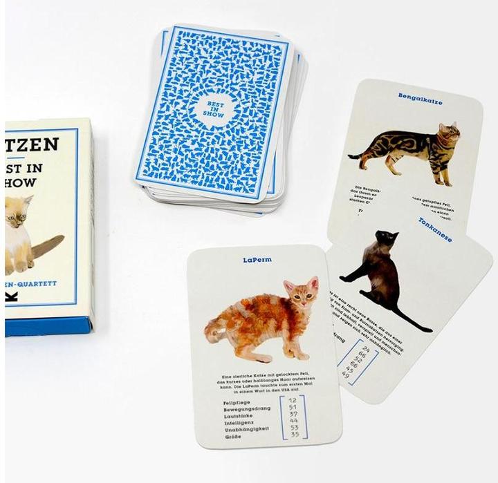 Produktbild 441050 - Quartett - Katzen. Best in Show - 2+ Spieler, ab 8 Jahren (DE-Ausgabe) (Deutsch)