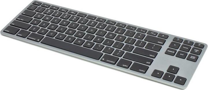 Produktbild Matias Wireless Keyboard US QWERTY ohne Numpad für MacBook Space Grey (Eng. Int., Kabellos)
