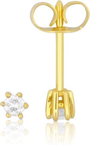 Muau Ohrstecker 6-Griff-Fassung (750/18K Gelbgold)