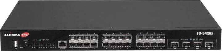Immagine prodotto edimax Switch 24 porte SFP Gigabit + 4 porte SFP+ 10GbE (28 Porti)