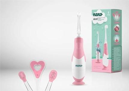 Image du produit Neno Brosse à dents électrique Denti pour enfants, rose (Brosse à dents oscillo-rotative)