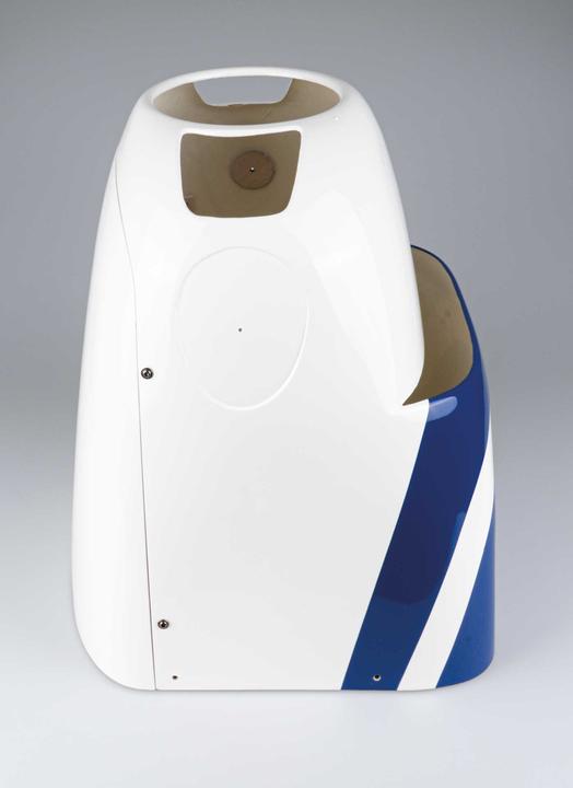 Actual product image Legacy Aviation Motorhaube Turbo Bush Master 120cc 140" weiss/blau