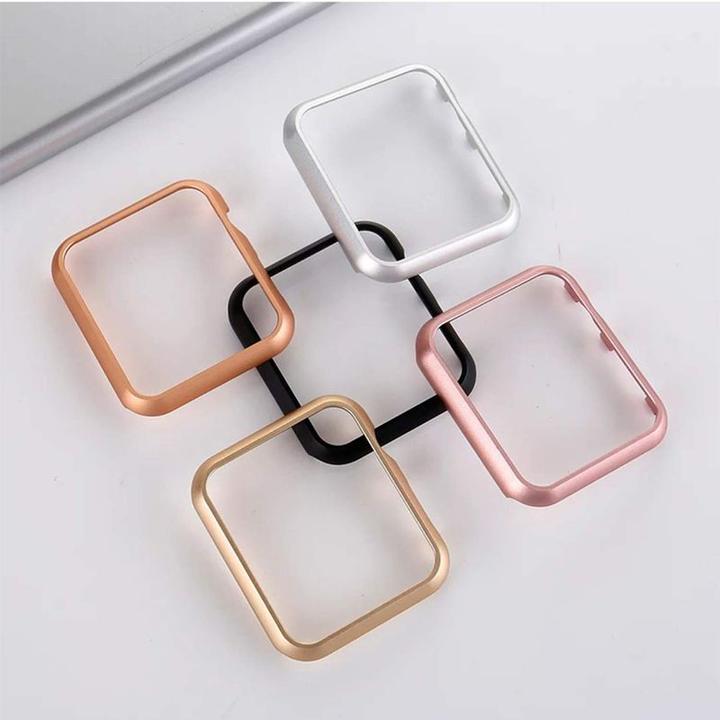 Produktbild Hermex Apple Watch 38mm Metall Hard Case Cover Hülle ROSÉGOLD / PINK