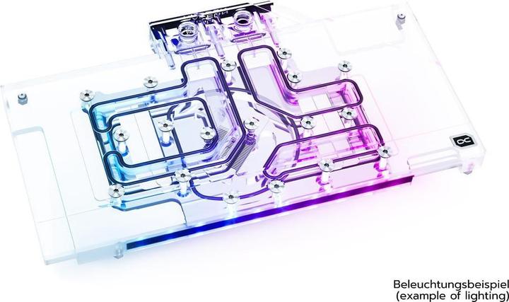 Alphacool Ice Block Aurora GPX-A RX 6700XT Gaming X with Backplate - Acrylic + Nickel