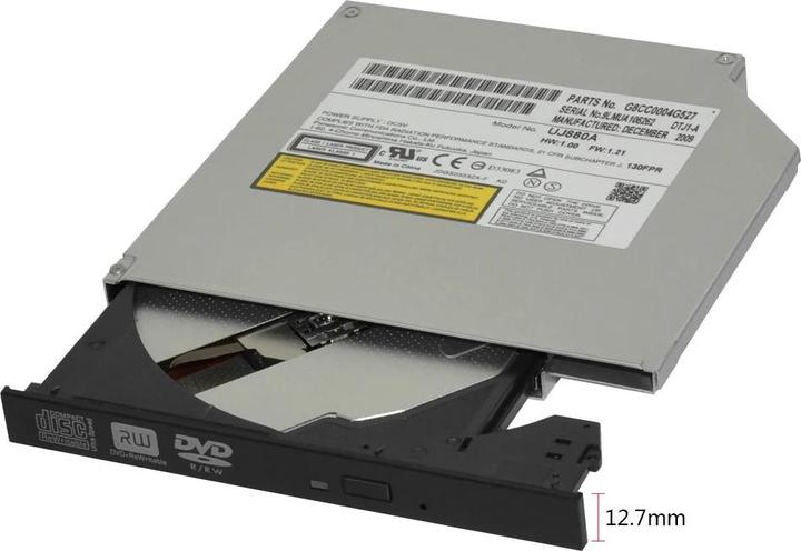 Produktbild Dell ASSY DVD+/-RW Drive, 12.7mm (DVD Brenner)