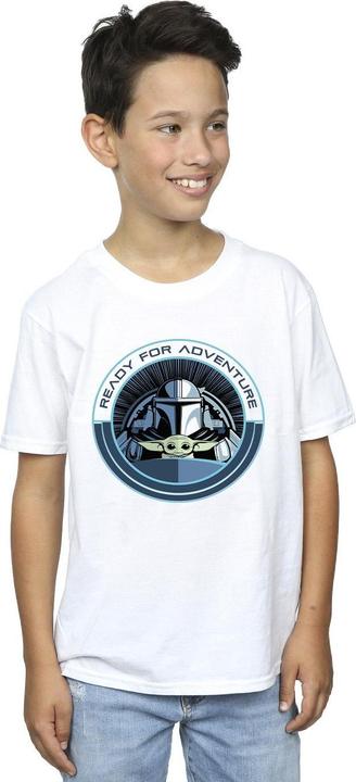 Immagine prodotto Star Wars The Mandalorian Grogu Ready For Adventure Maglietta Ragazzi (140, 146)