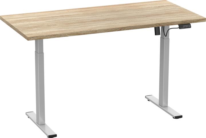 Produktbild VCM Schreibtisch verstellbar Lona 110x80 si (110 x 80 x 71 cm)