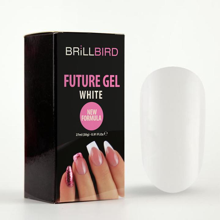 BrillBird Future Gel – White New Formel 30g (White, UV-Gel Lack)