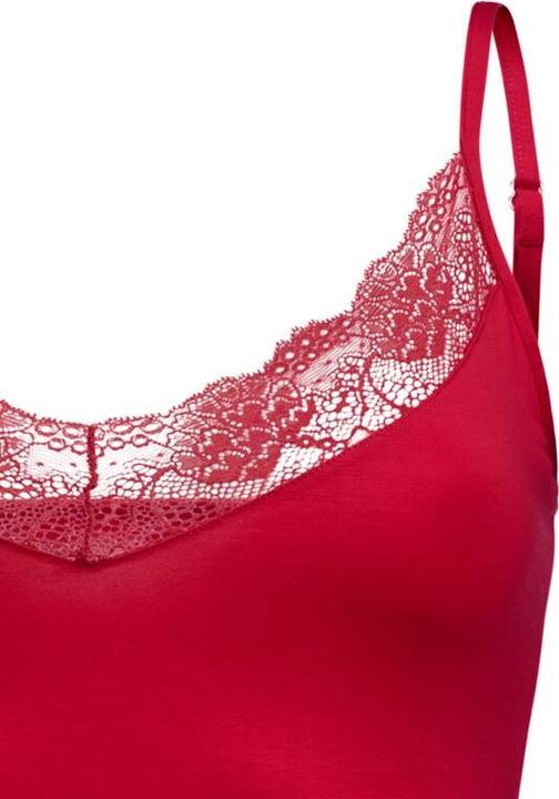 Actual product image ISA Bodywear Spaghetti top with delicate lace (XS)