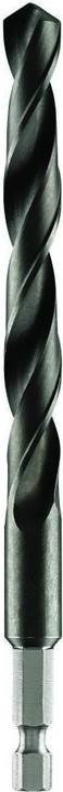 Actual product image DIY Metal twist drill HSS- R, DIN 338, 1/4" hexagonal shank D= 10.0 mm L= 133 mm (10.00 millimetres)