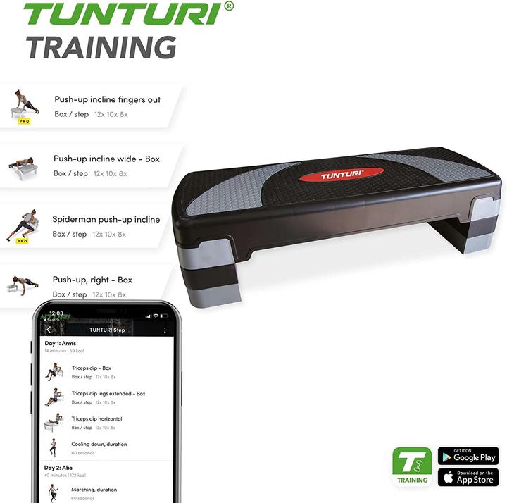 Produktbild Tunturi Aerobic Step Up Board Compact Stepper