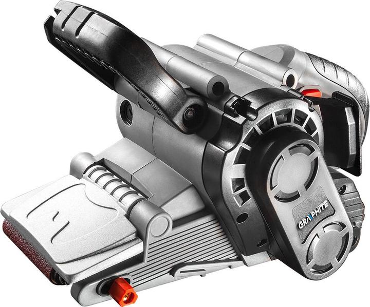 Image du produit Graphite Ponceuse à bande 800 W, bande sans fin 75 x 457 mm, coffret (Ponceuse à bande, 800 W)