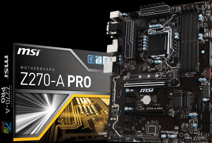 Produktbild MSI Z270-A Pro (LGA 1151, Intel Z270, ATX)