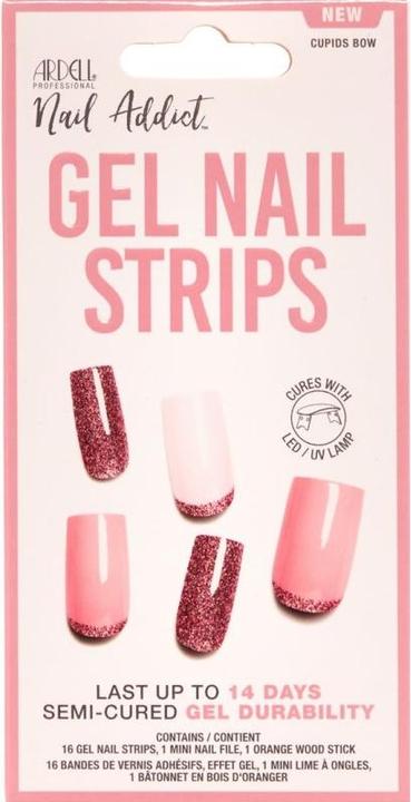 Ardell Nail Addict Gel Nail Strips Cupids Bow 16 Stk