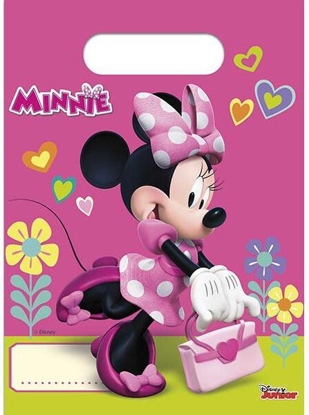 Produktbild Minnie Mouse 6 Partybeutel (Geschenktüte, 6 x)