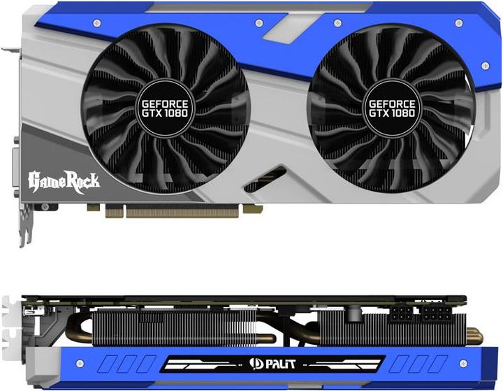 Produktbild Palit GeForce GTX 1080 GameRock Premium Edition (8 GB)