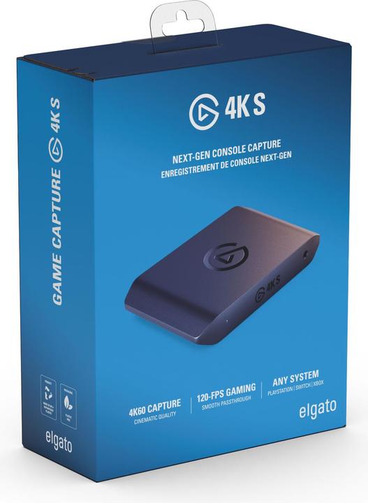 Produktbild Elgato Game Capture 4K S (PC, PS5, Xbox Series S, Xbox Series X, Switch 2, Mac)