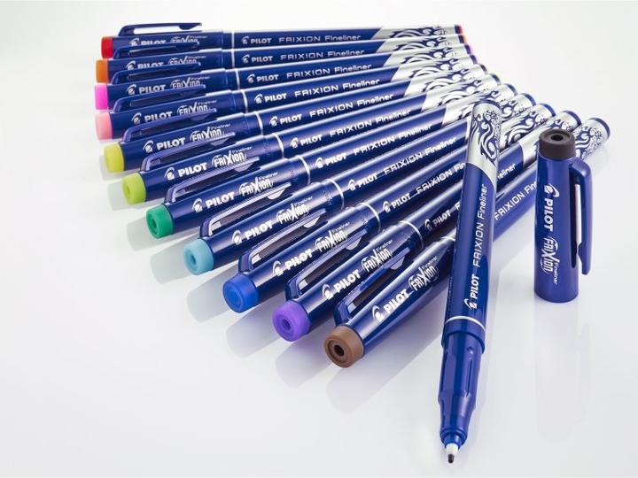 Immagine prodotto Pilot FriXion Fineliner x3 Fancy (Viola, Rosa, Verde chiaro, Blu scuro, 3 x)