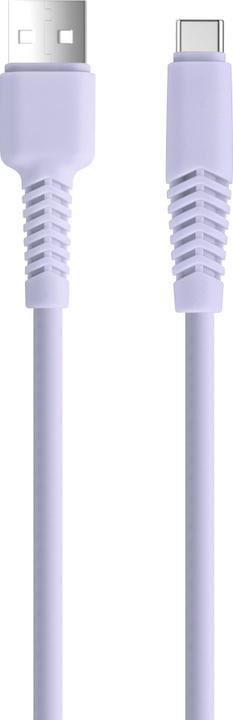 Produktbild Setty Kabel USB - USB-C 1,5 m 2,1A KSA-C-1.529 flieder (1.50 m, USB 3.2 Gen 1)