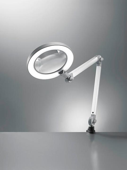 Produktbild Waldmann LED-Lupenleuchte MLD, 3,5 Dioptrien-Linse, stufenlos dimmbar, 12 W, 792 lm, 5000 K, Alum... (792 lm)