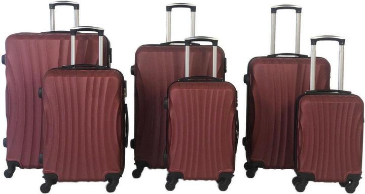 Trolleymax Trolleymaxx Reisekoffer Burgundy (M (50 - 90l))