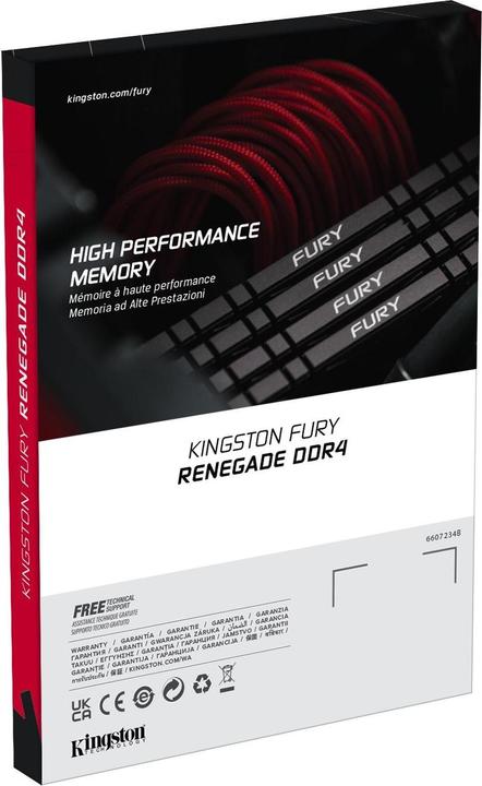 Produktbild Kingston FURY Renegade (1 x 32GB, 3200 MHz, DDR4-RAM, DIMM)