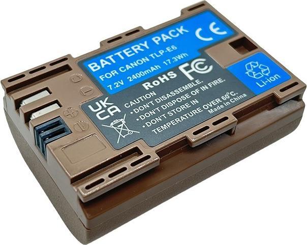 Acconic Battery with USB-C input for Canon LP-E6 LPE6 EOS 60D 70D 5D 6D 7D Mark III (Camera battery)