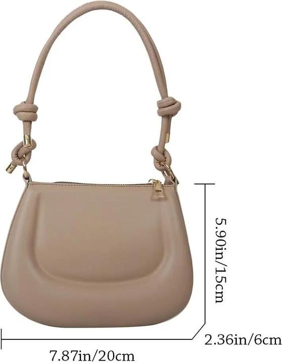 Immagine prodotto Only-Bags.Store Borsa a tracolla in pelle PU Colore solido Borsa ascellare Borsa messenger Borse a tracolla